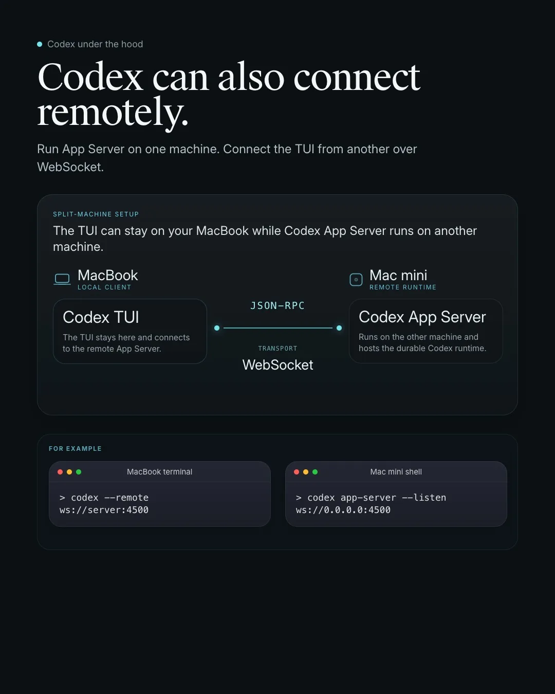 Remote Codex setup